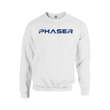 Load image into Gallery viewer, The white Phaser Space Crew | Phaser Marketing Sweatshirt
