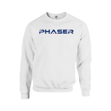 Load image into Gallery viewer, The white Phaser Space Crew | Phaser Marketing Sweatshirt