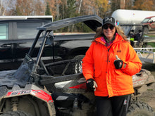 Load image into Gallery viewer, Dionne Friesen wearing her favorite off-roading hat!
