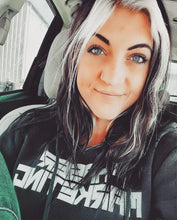 Load image into Gallery viewer, Rachel Nustad wearing her new Phaser Marketing sweatshirt