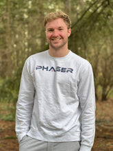 Load image into Gallery viewer, Blake Richards wearing a Phaser Space Crew Sweatshirt