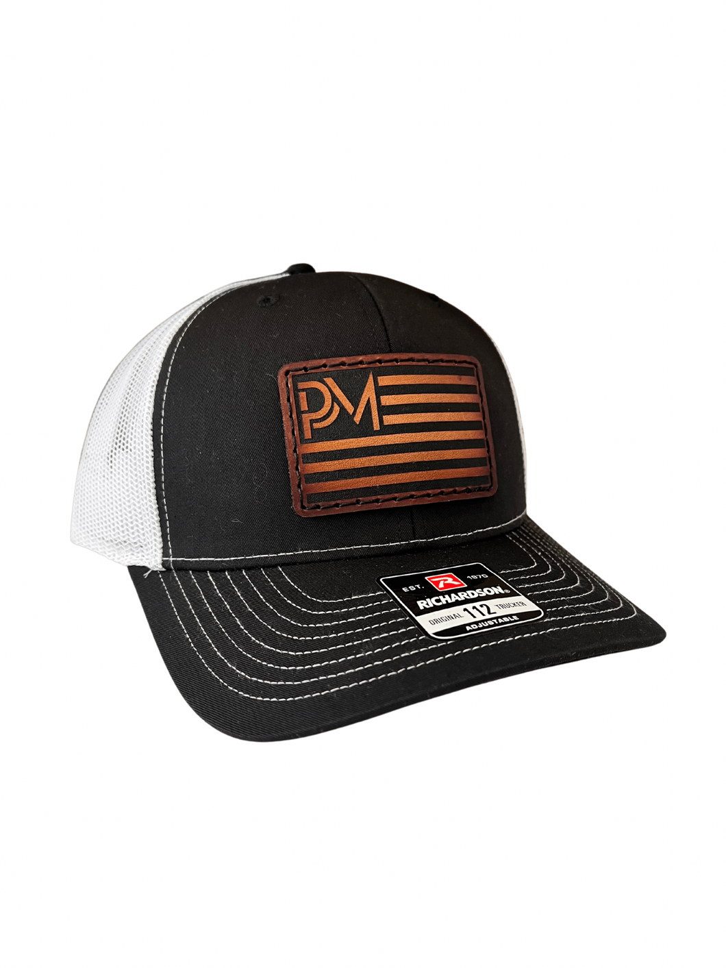 Phaser USA Leather Patch Hat BLK